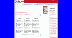 Desktop Screenshot of marinehymnlyric.com