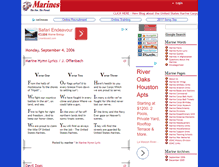 Tablet Screenshot of marinehymnlyric.com
